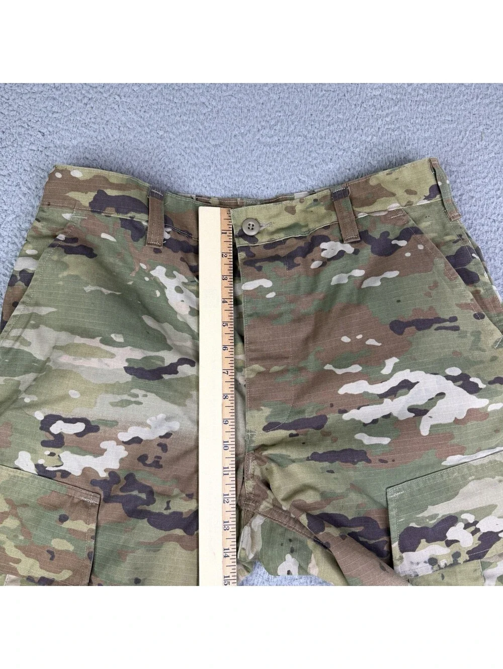 Army Combat Uniform Pants Mens Medium Regular OCP Camo Cargo Ripstop Kandor MFG